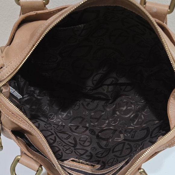 🌾Francesco Biasia Tan Leather Satchel - Picture 12 of 16